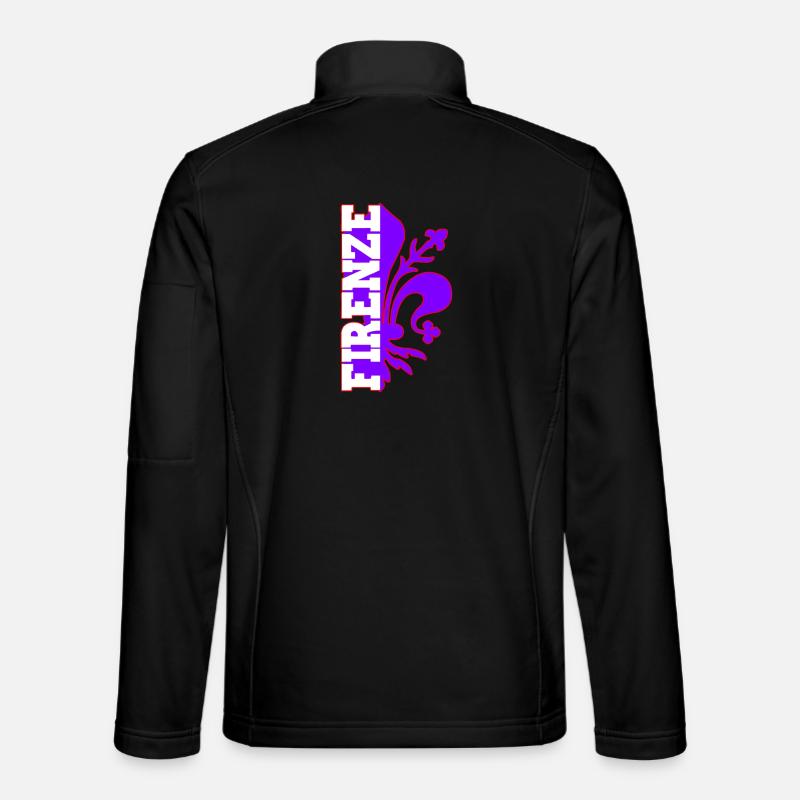 Logo Firenze più giglio - Unisex Softshell Jacket - black