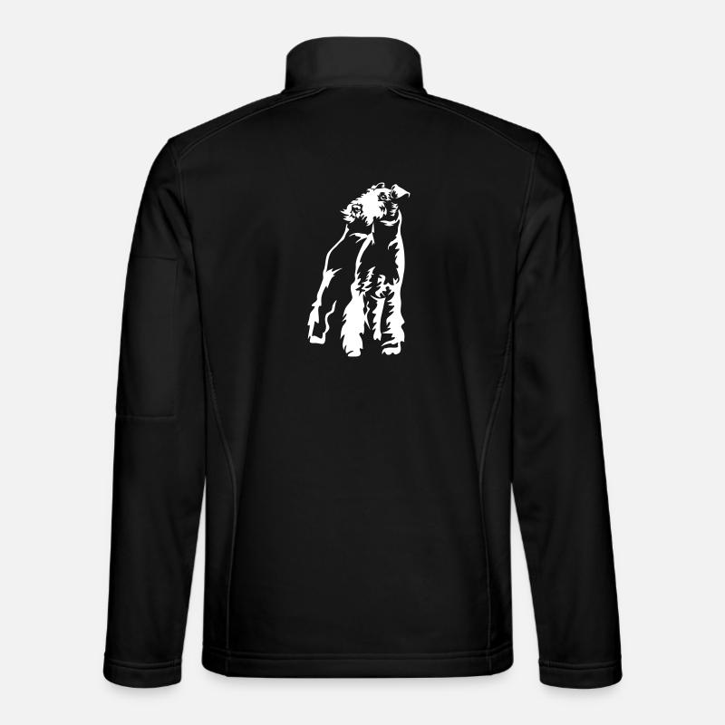 Fox Terrier "Black Edition" - Unisex Softshell Jacket - black