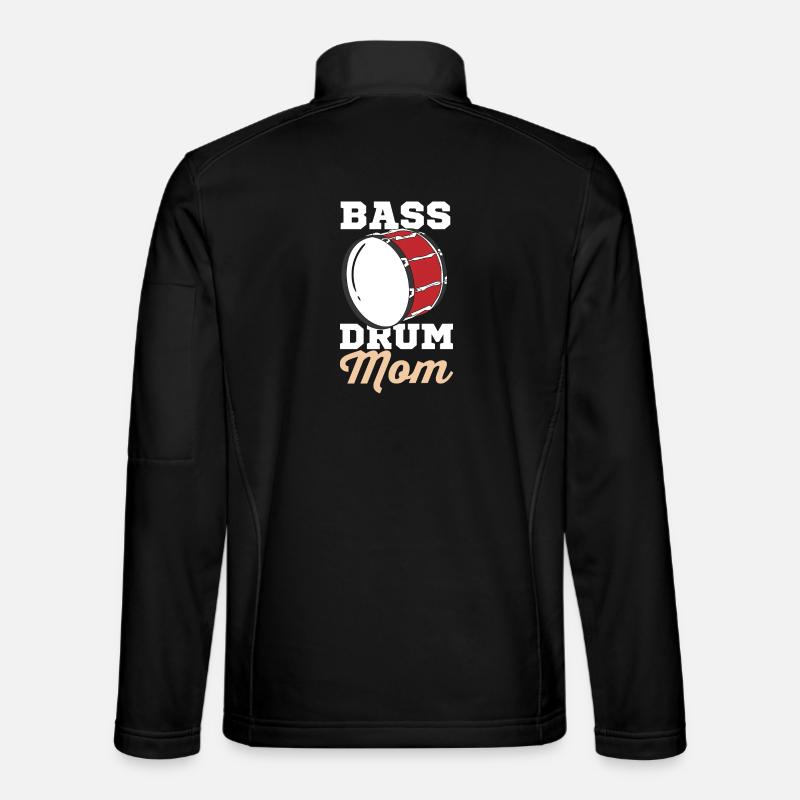 Bass Drum Nut - Unisex Softshell Jacket - black