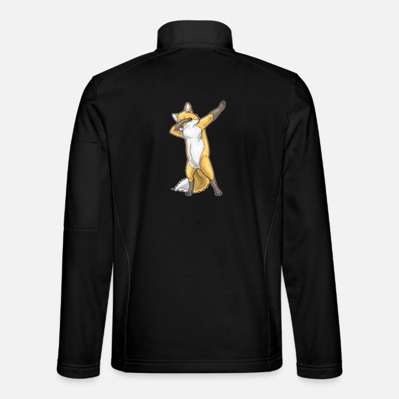 Danse Hip Hop Fox - Veste en tissu softshell Unisexe - noir