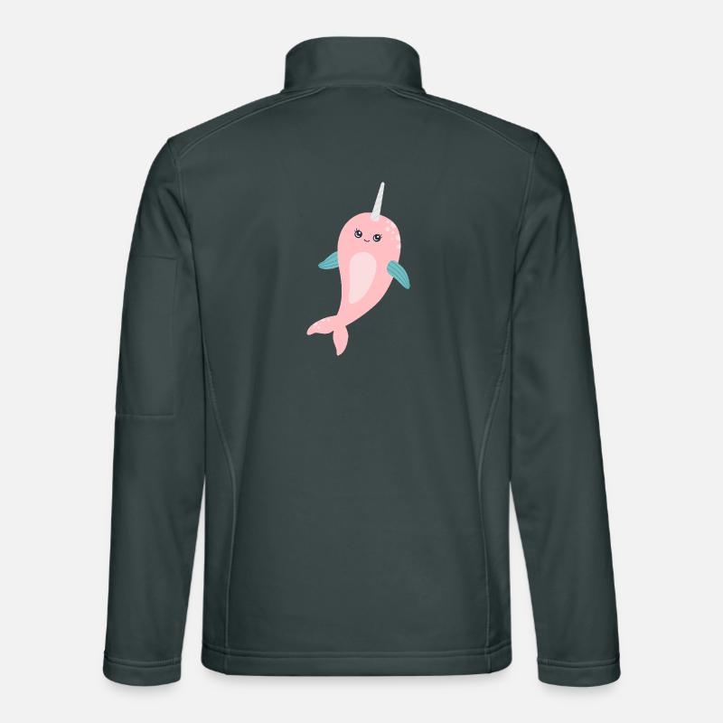 Narval licorne de mer Veste en tissu softshell Unisexe