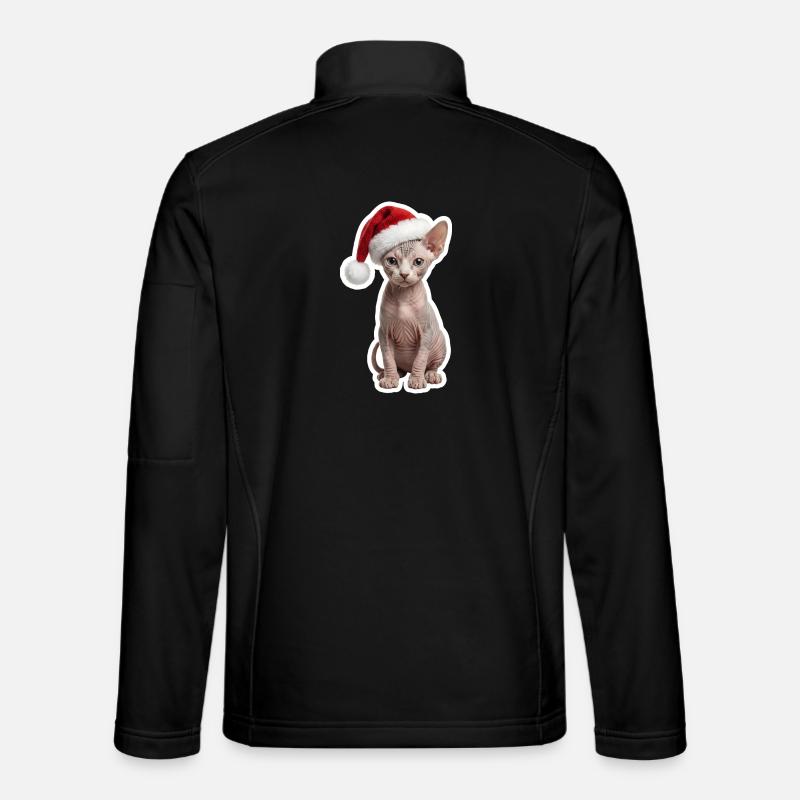 Sphinx Katze - Gemütlich an Weihnachten Unisex Softshelljacke