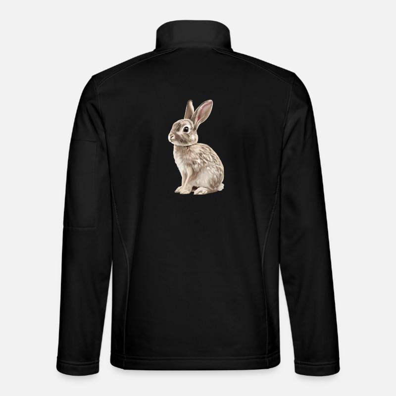 Lapin Lapin - Veste en tissu softshell Unisexe - noir