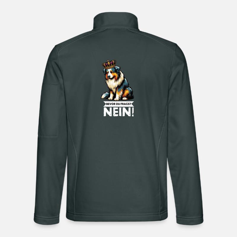 Bevor Du Fragst Australian Shepherd Aussie Aussie Unisex Softshelljacke