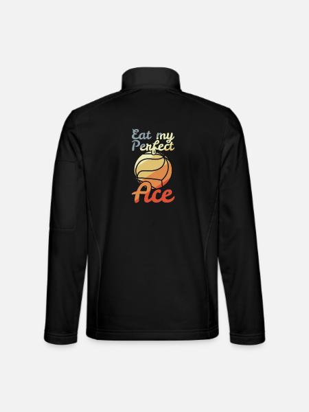 Volleyball Witz - Unisex Softshelljacke - Schwarz
