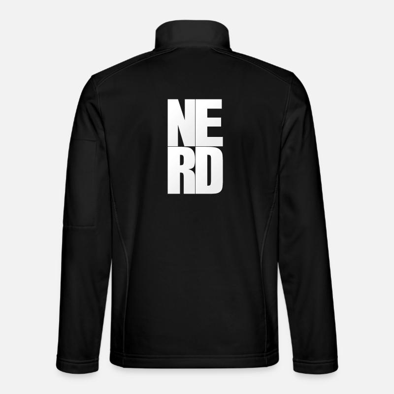 NERDY pour toujours - NERD - Veste en tissu softshell Unisexe - noir