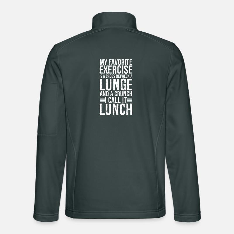 My Favorite Exercise Is A Cross Between A Lunge Unisex Softshell Jacket