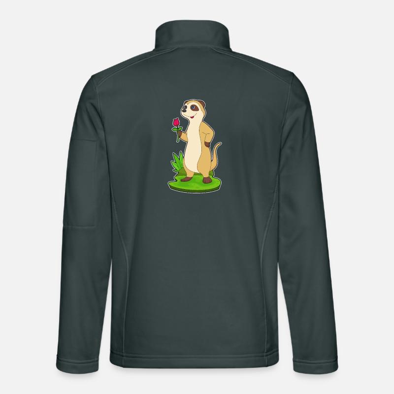 Rose de suricate Veste en tissu softshell Unisexe