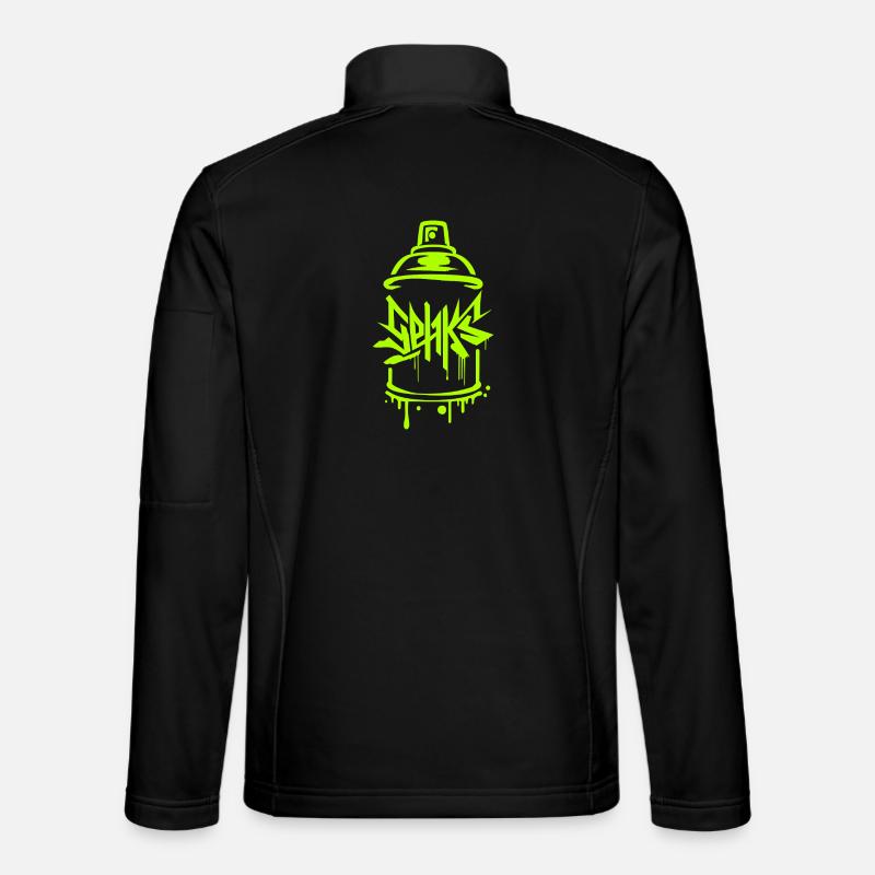 Sehks Grüne Flasche - Unisex Softshelljacke - Schwarz