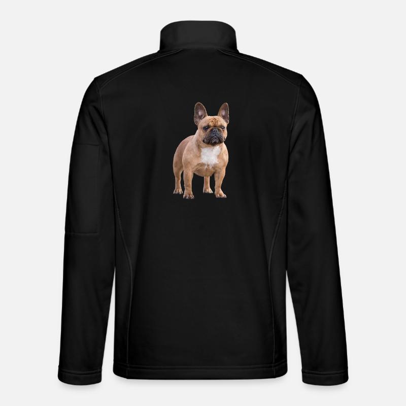Bouledogue français Veste en tissu softshell Unisexe