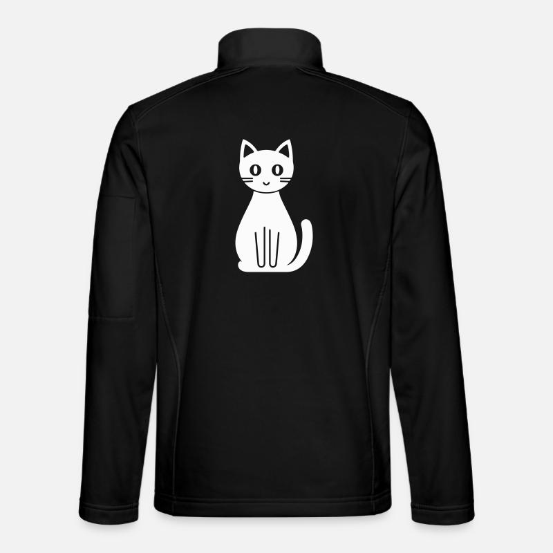 Cat Comic - Unisex Softshell Jacket - black