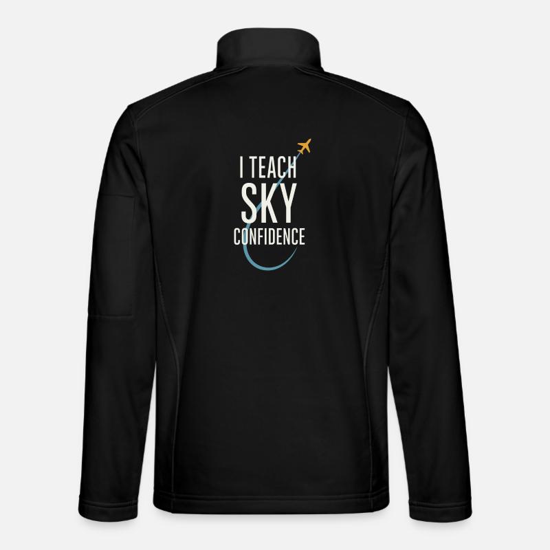 Fluglehrer Cfi Pilot Luftfahrtlehrer - Unisex Softshelljacke - Schwarz