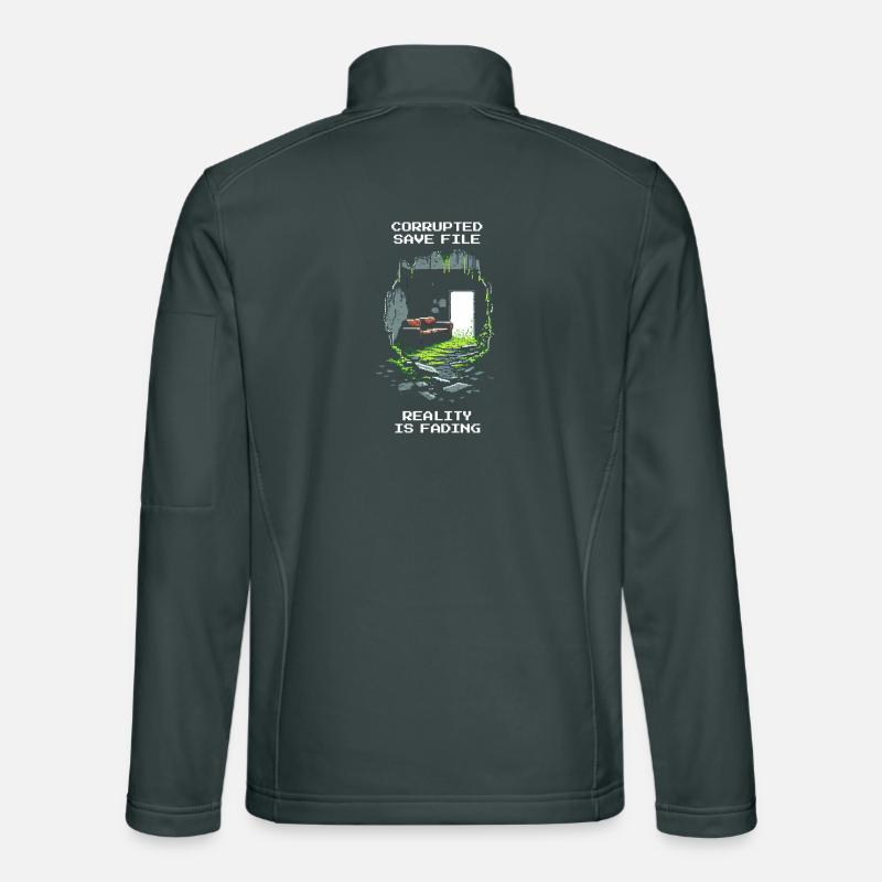 Savegame corrupted | Reality glitched away Unisex Softshell Jacket