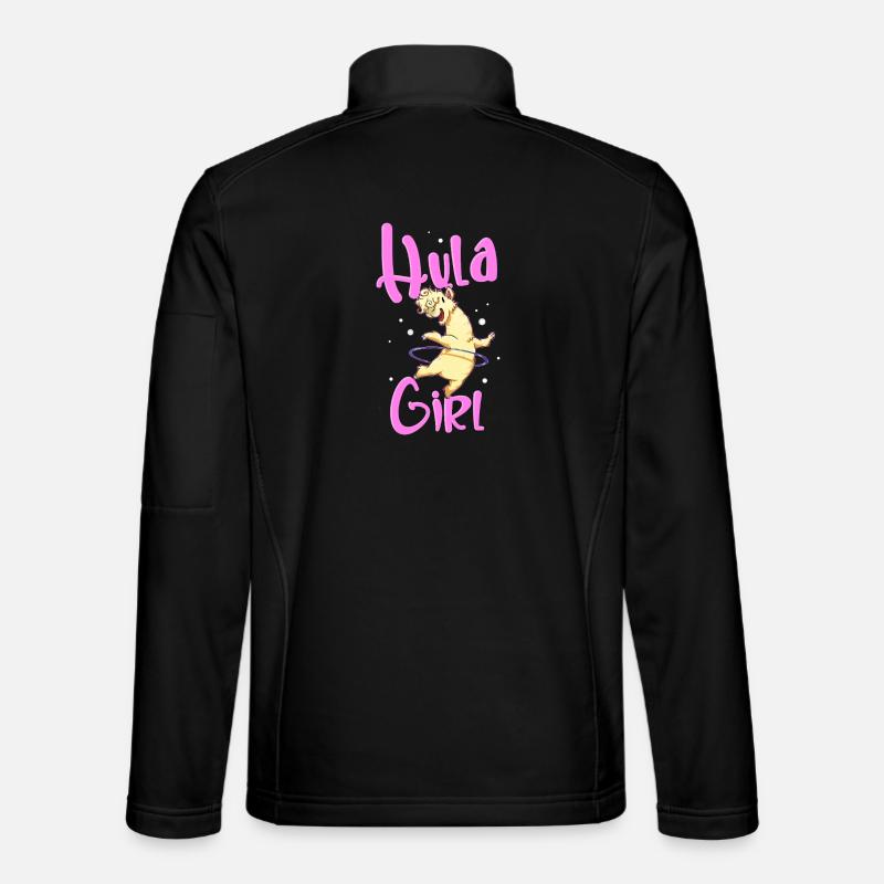 Hula Girl Alpaka - Unisex Softshelljacke - Schwarz