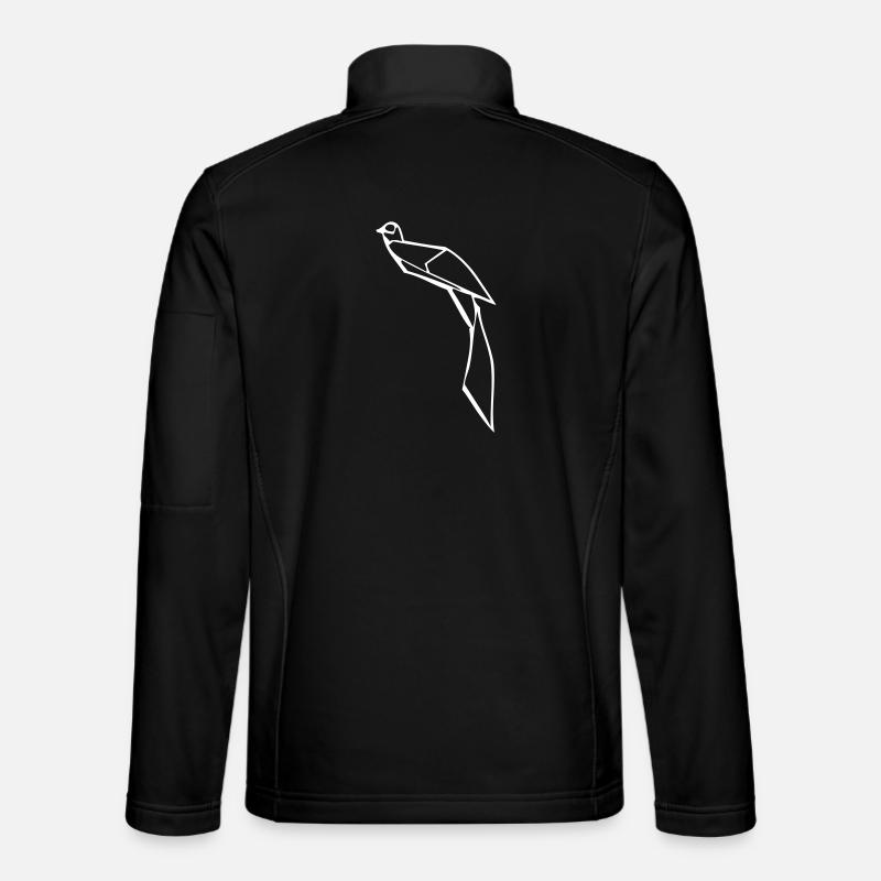 Pheasant - Origami - Unisex Softshell Jacket - black