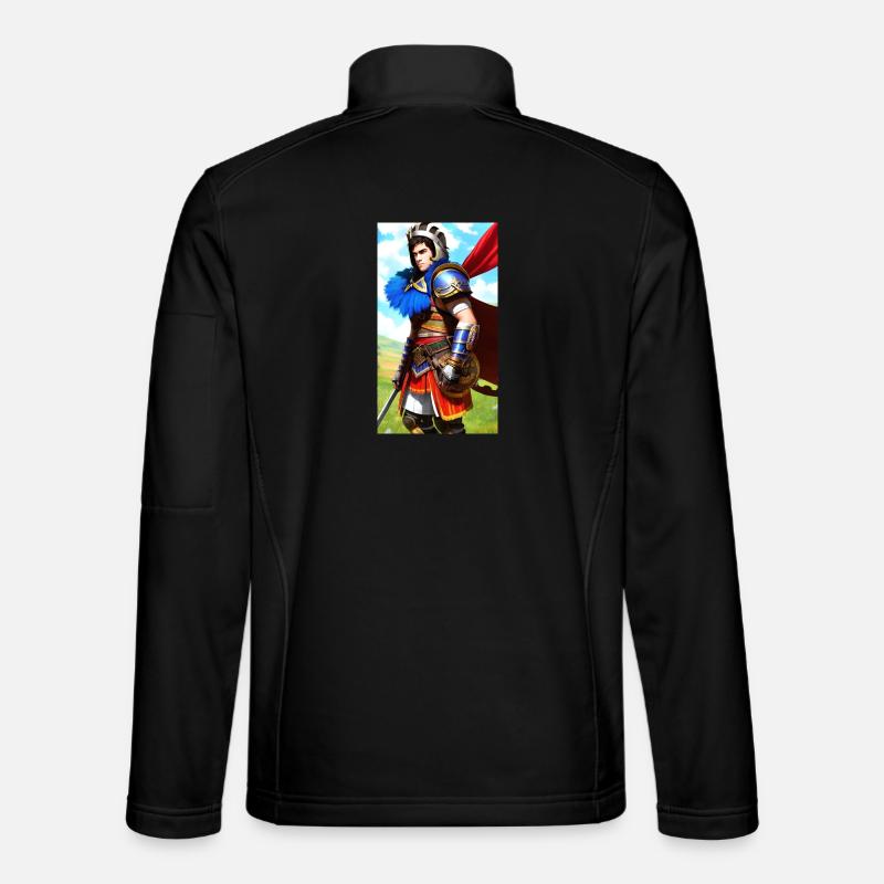 Multicolor Knight Gladiator Unisex Softshell Jacket