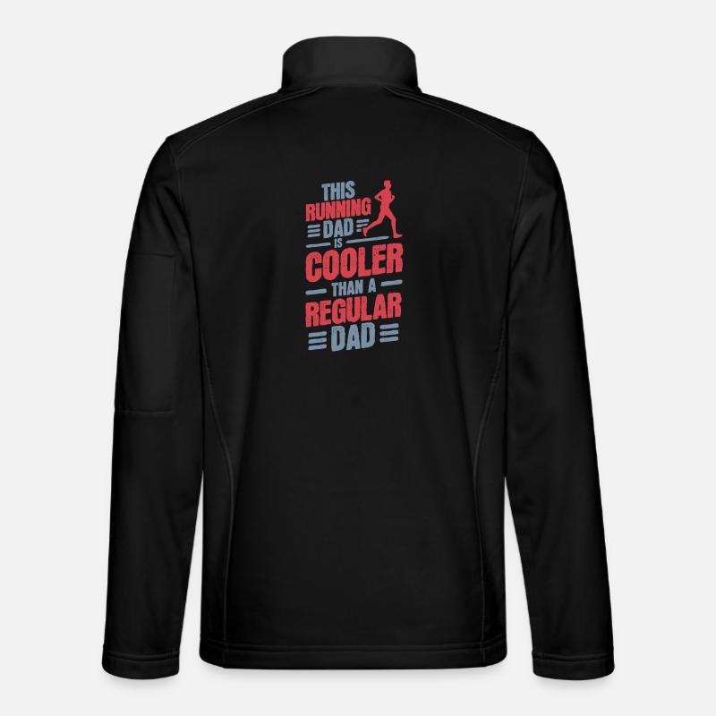 Running Dad - Unisex Softshell Jacket - black