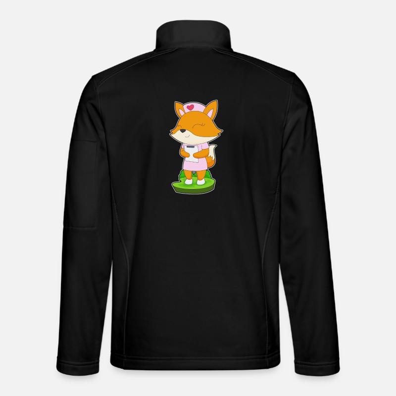 Fox Nurse - Unisex Softshell Jacket - black