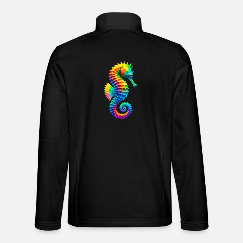 Seahorse - Unisex Softshell Jacket - black