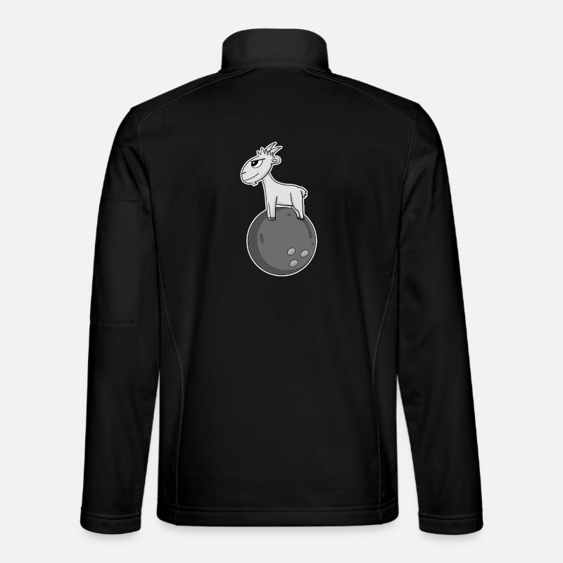 Ziege Bowling - Unisex Softshelljacke - Schwarz
