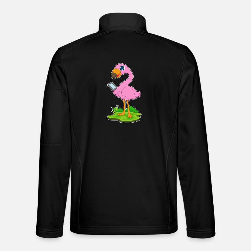 Flamingo Smartphone Veste en tissu softshell Unisexe