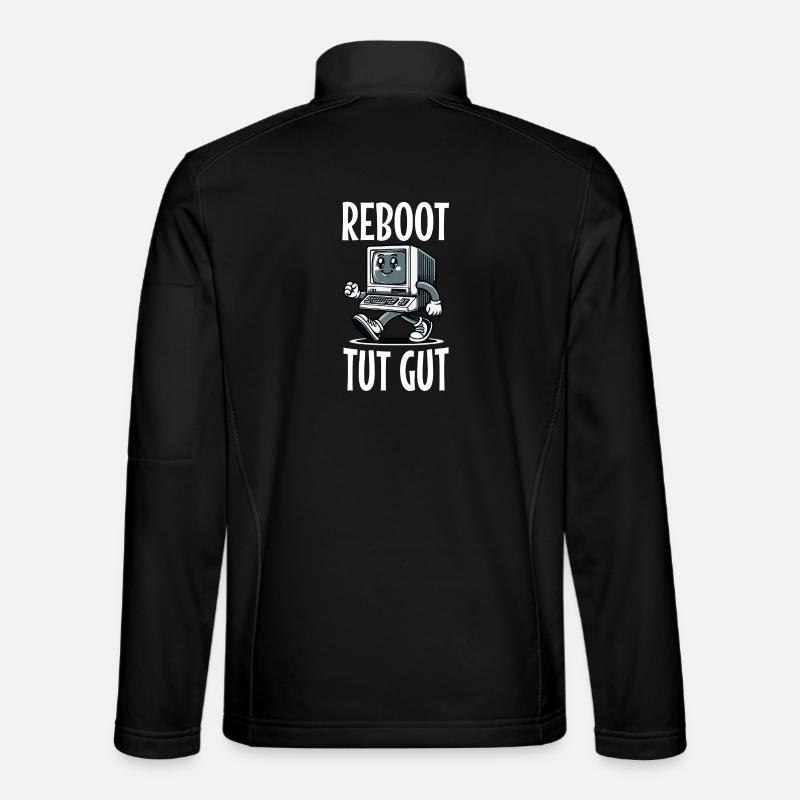 Reboot Tut Gut Administrator - Unisex Softshelljacke - Schwarz