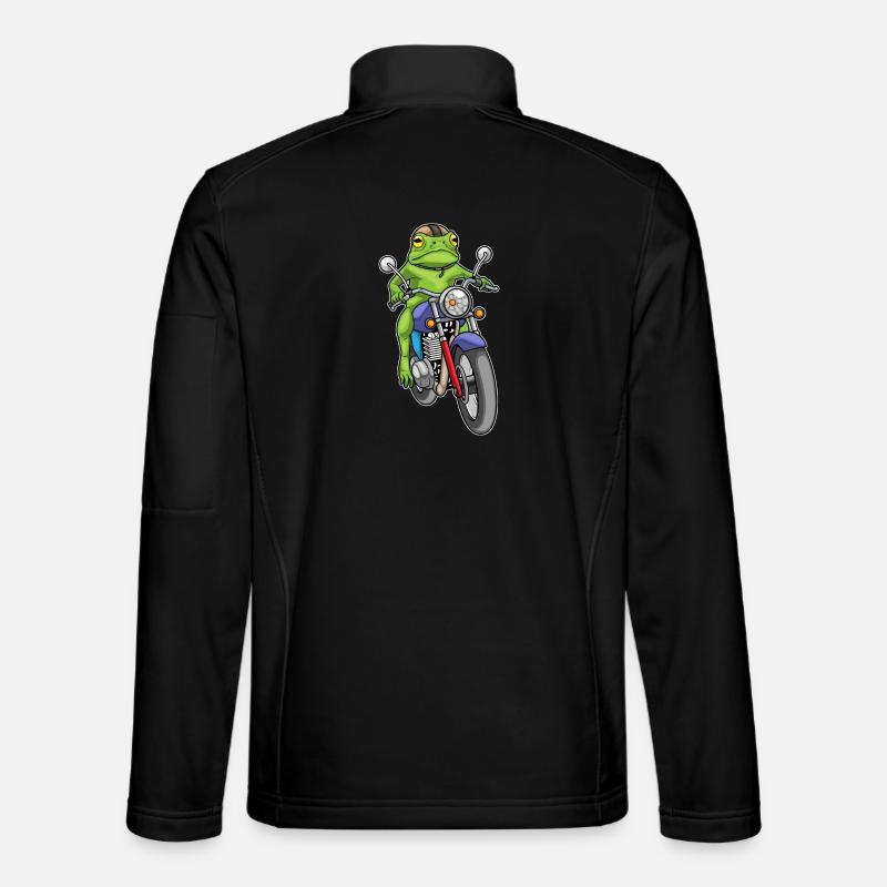Frosch Motorrad - Unisex Softshelljacke - Schwarz