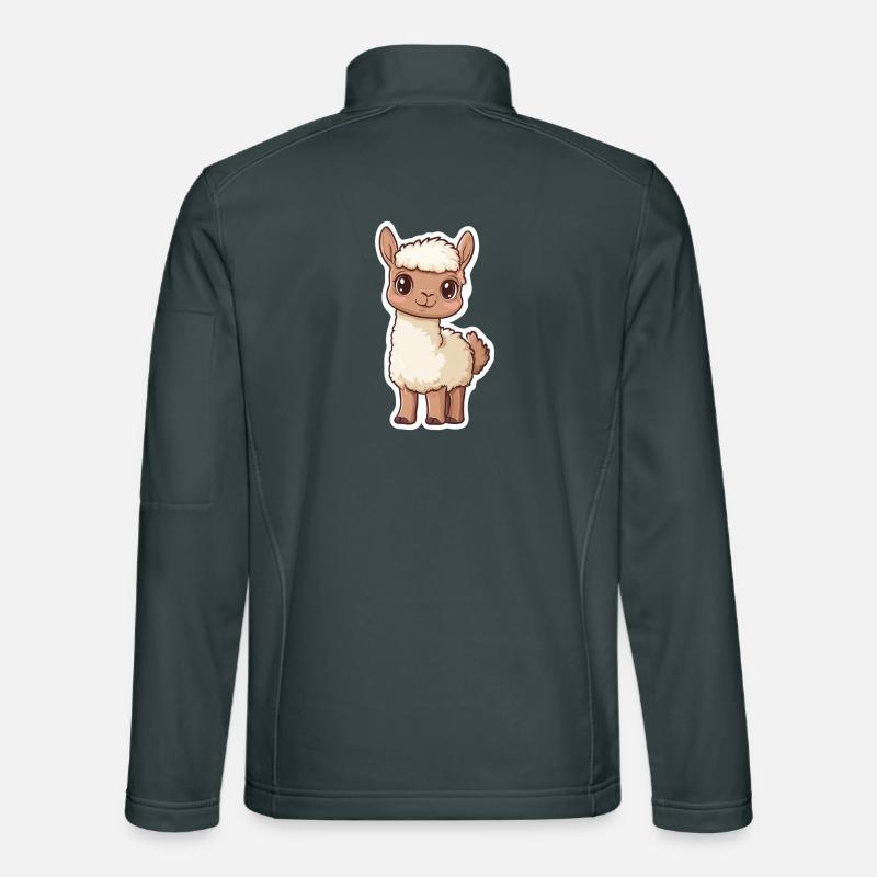 Llama Alpaca Llama Animal Gift Unisex Softshell Jacket