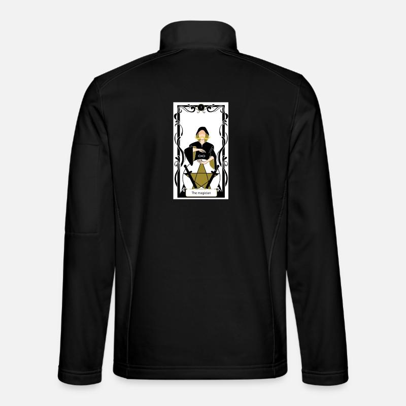 Der Magier - Unisex Softshelljacke - Schwarz