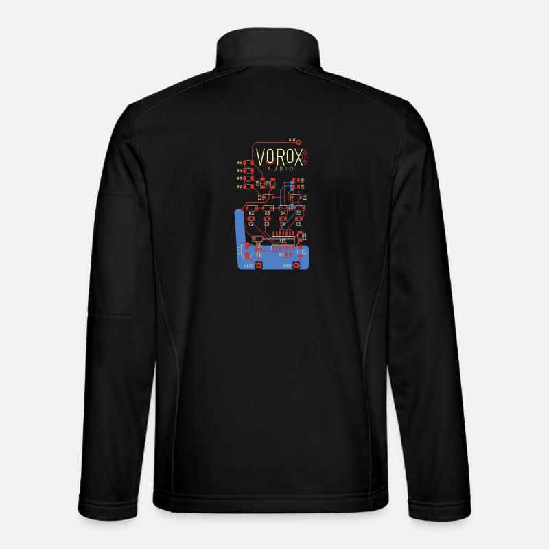 Audio Circuit PCB Art Unisex Softshell Jacket