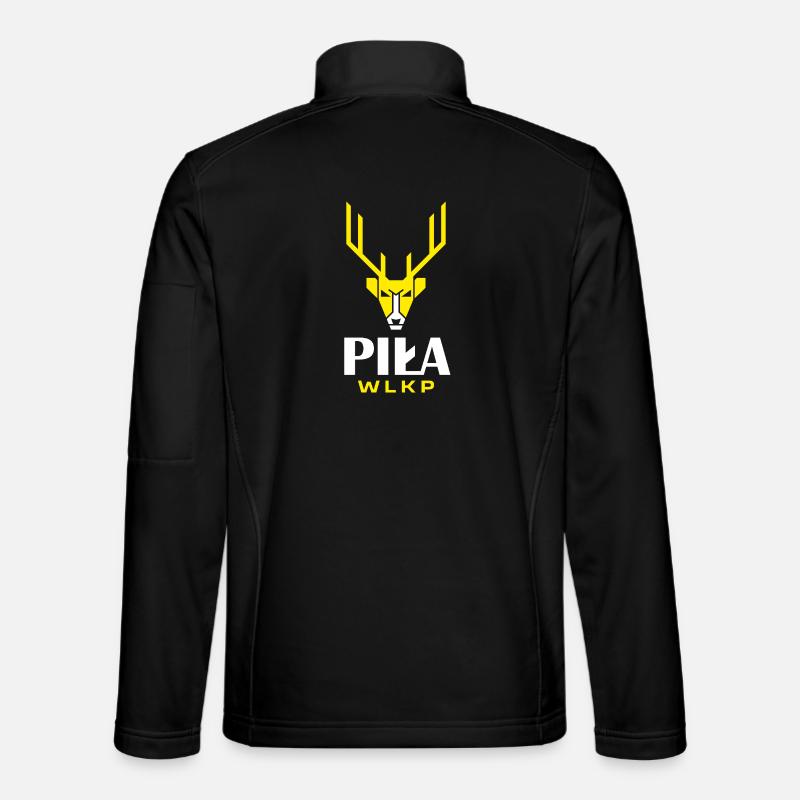City Saw Deer Logo - Unisex Softshelljacke - Schwarz