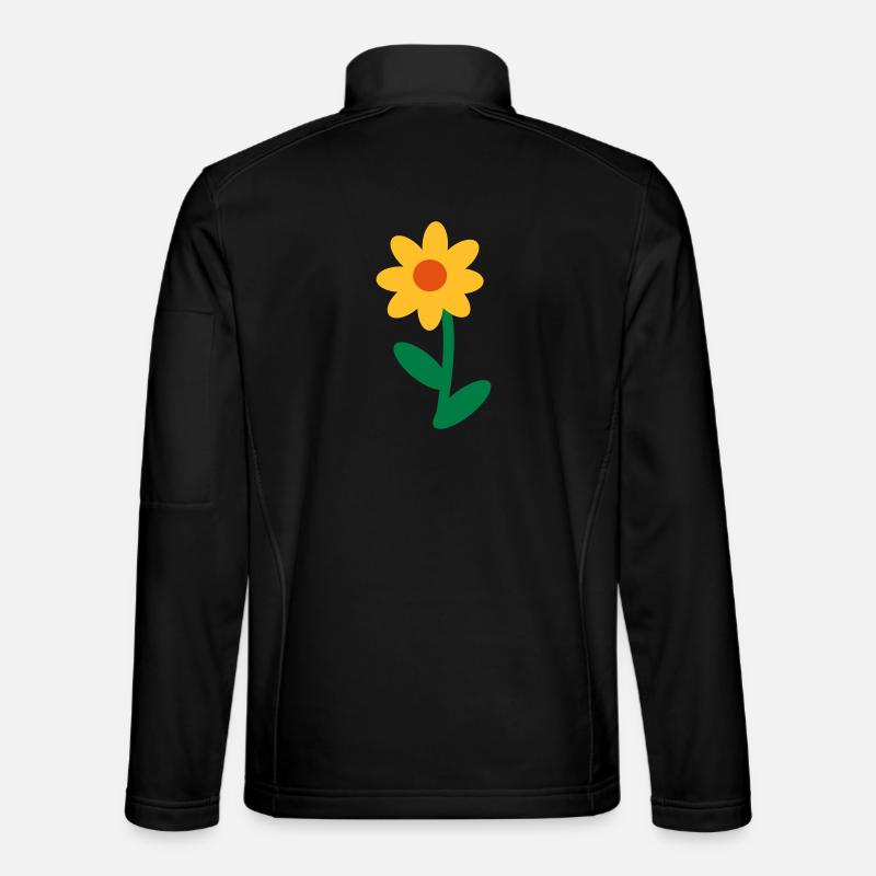 Flower - Unisex Softshell Jacket - black