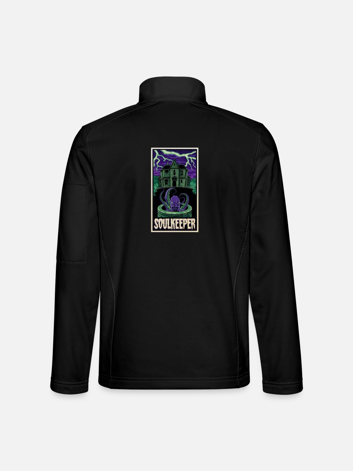 Soulkeeper - Unisex Softshelljacke - Schwarz - Hinten
