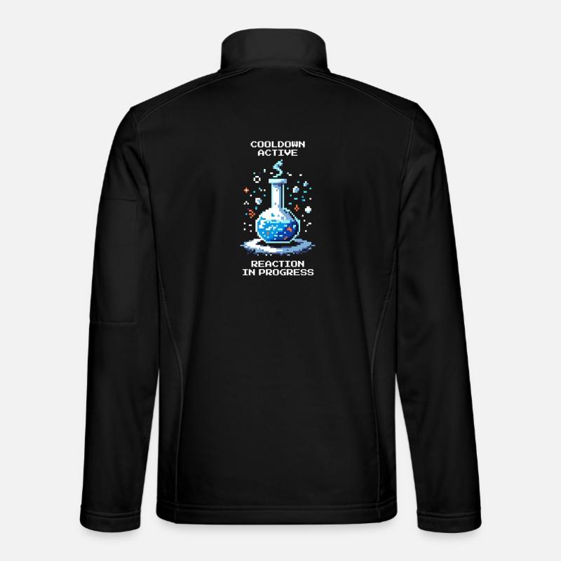 Cooldown active – reaction running | Chemistry Unisex Softshell Jacket