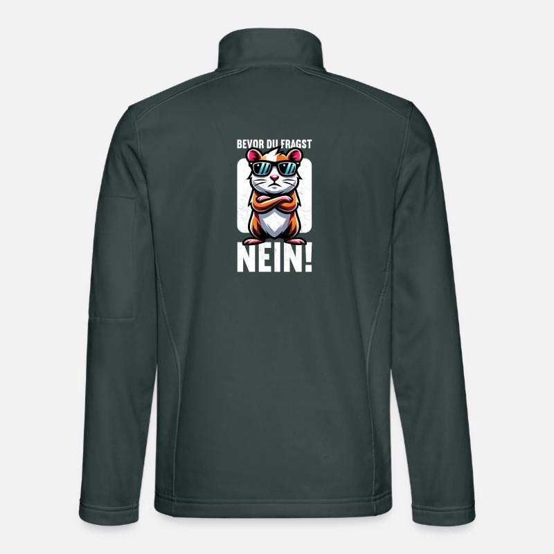 Before You Ask No Hamster Bad Mood Unisex Softshell Jacket