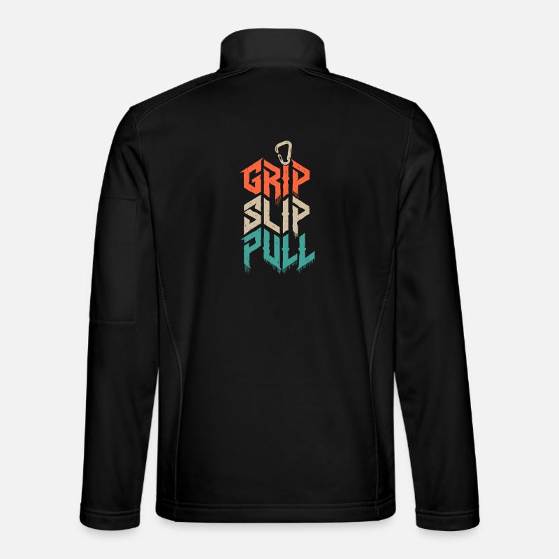 Grip, Slip, Pull, Klettergrunge, Grunge, Unisex Softshelljacke
