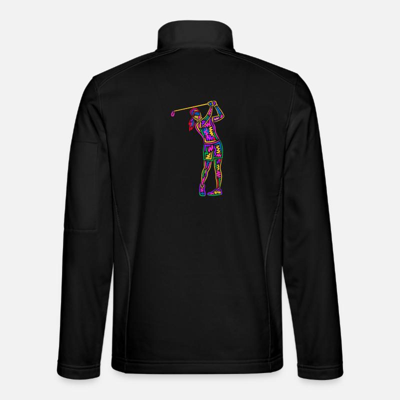 Golfeuse Golfeuse Femmes Colorées Enfants Filles Golfeuses Veste en tissu softshell Unisexe