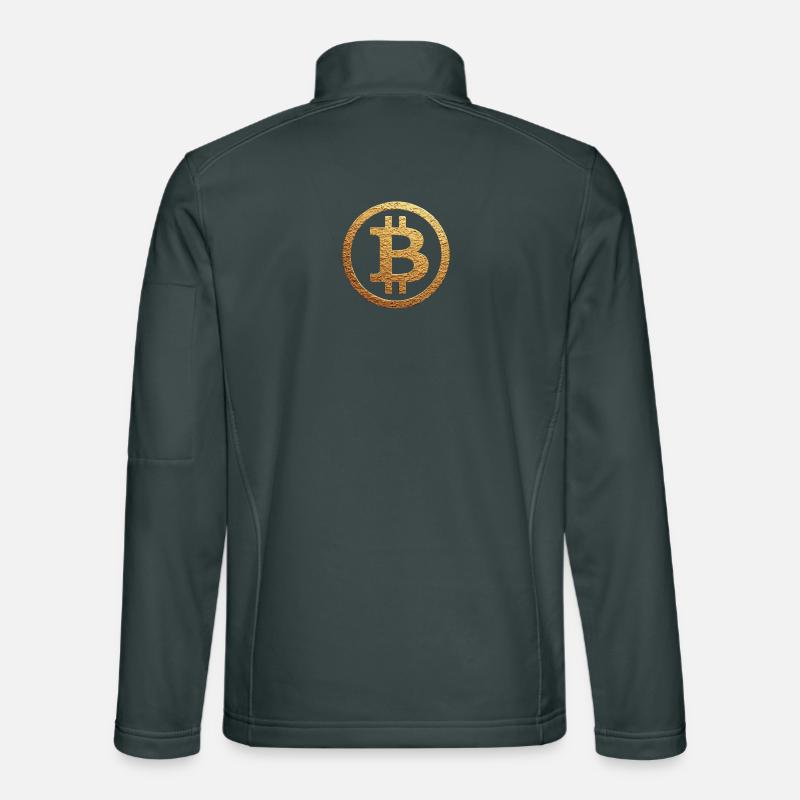 Symbole or Bitcoin Veste en tissu softshell Unisexe