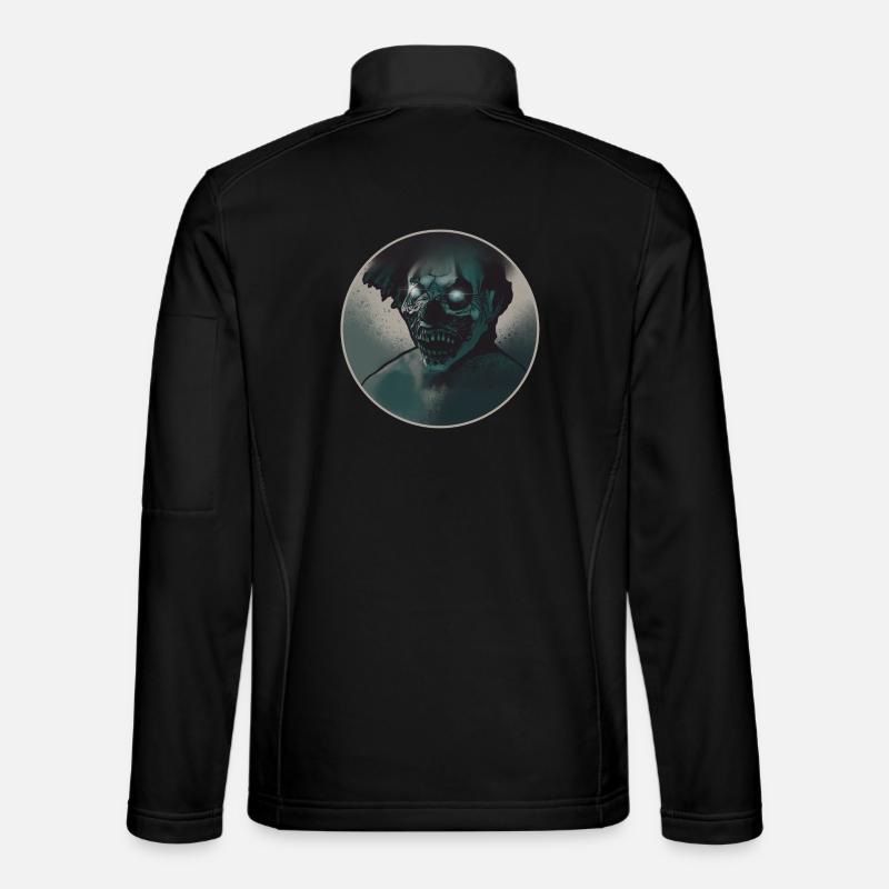 Horror clown Unisex Softshell Jacket