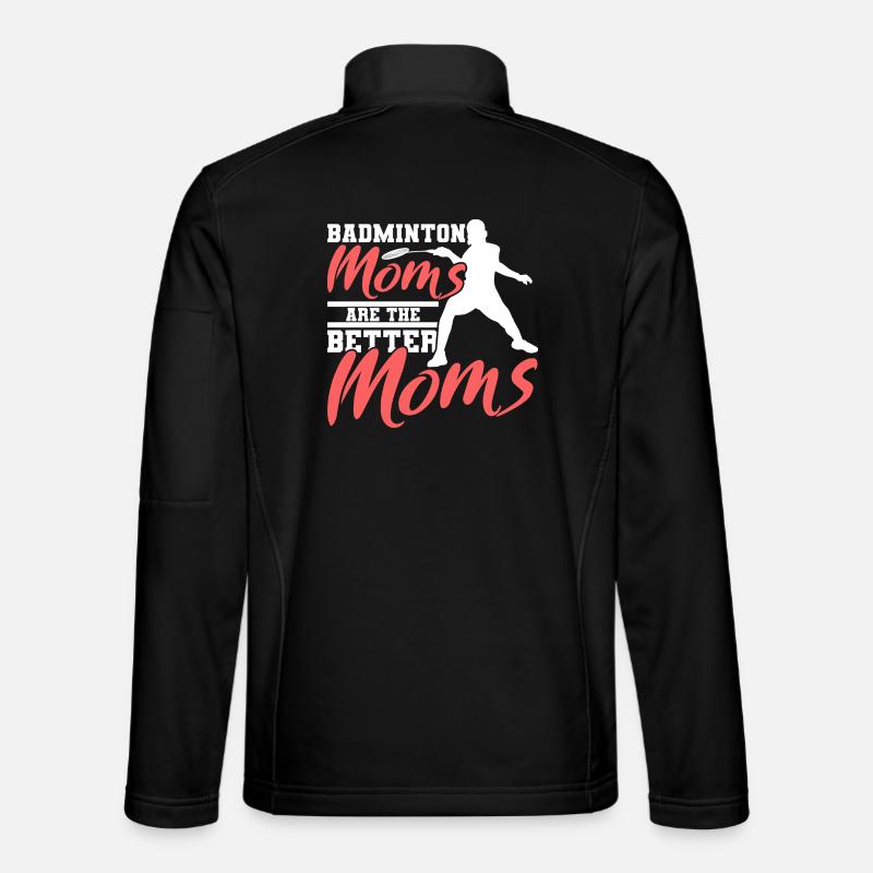 Badminton Mama - Veste en tissu softshell Unisexe - noir
