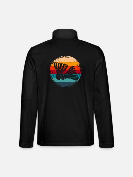 Badminton - Unisex Softshell Jacket - black