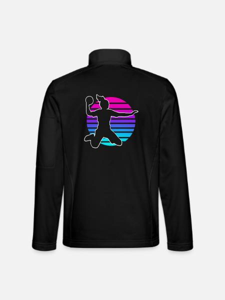 Handball Handballerin Frauen Handball - Unisex Softshelljacke - Schwarz