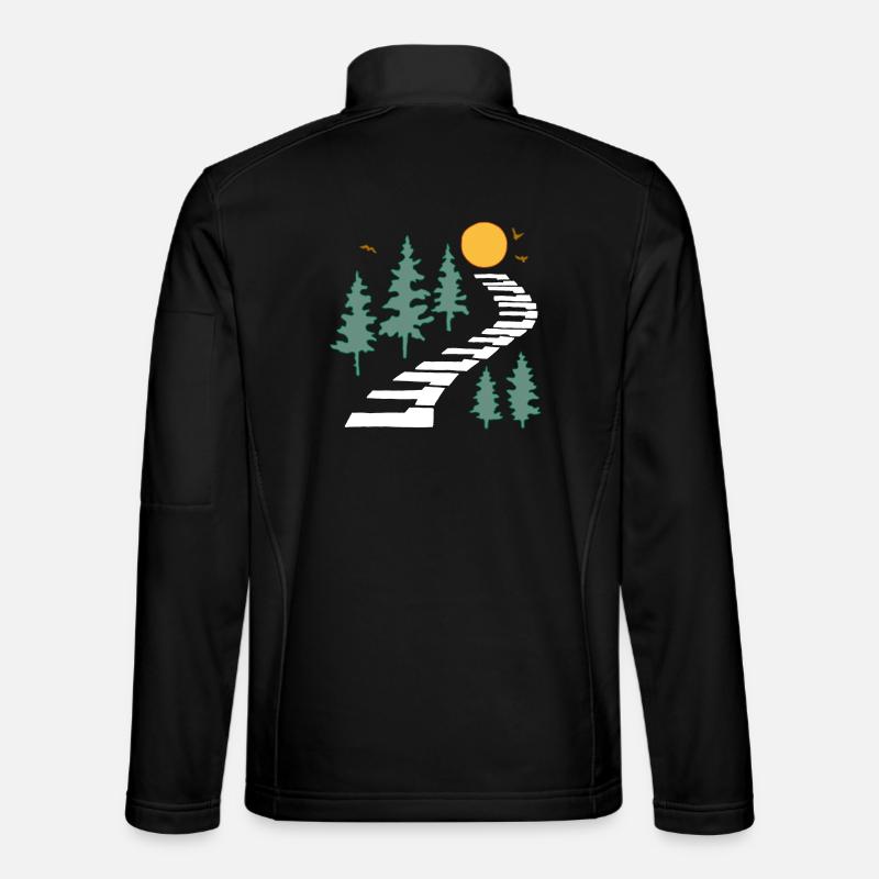 Musical path - Unisex Softshell Jacket - black