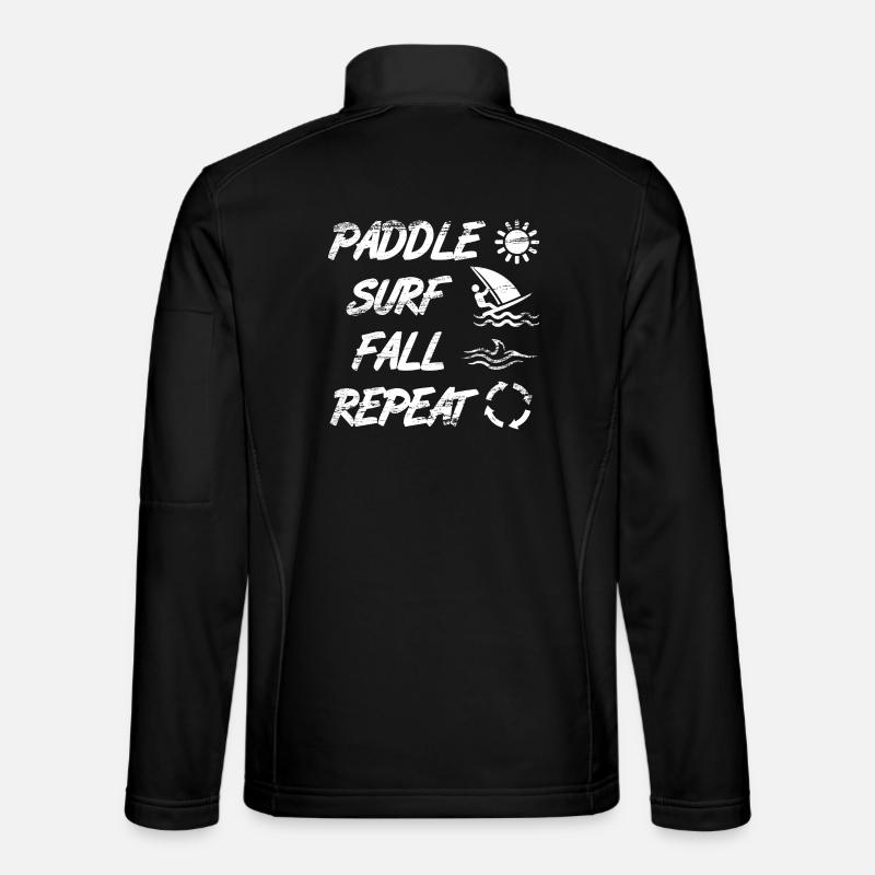 Dicton de planche à voile - Veste en tissu softshell Unisexe - noir