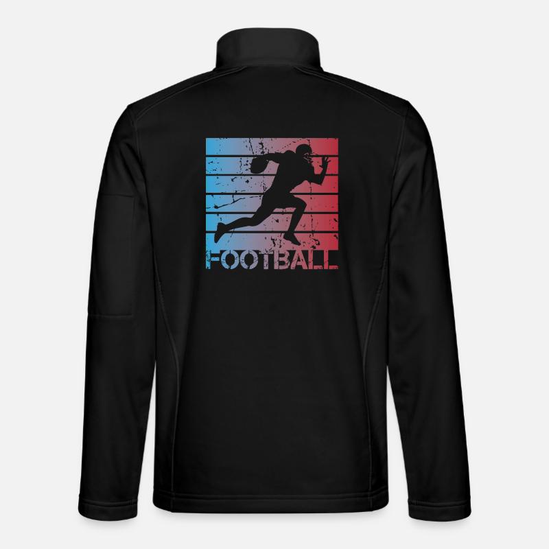 Football Player - Unisex Softshell Jacket - black