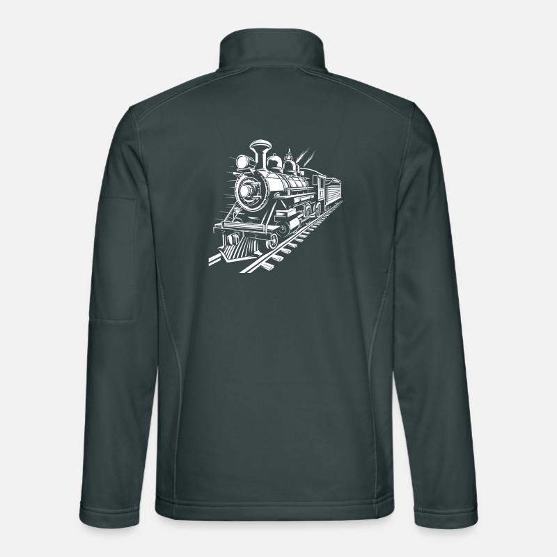 Railway Graphic Unisex Softshell Jacket