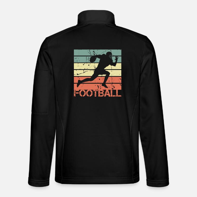 American Footballer - Unisex Softshelljacke - Schwarz