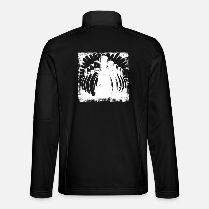 Skittles Bowling - Unisex Softshell Jacket - black