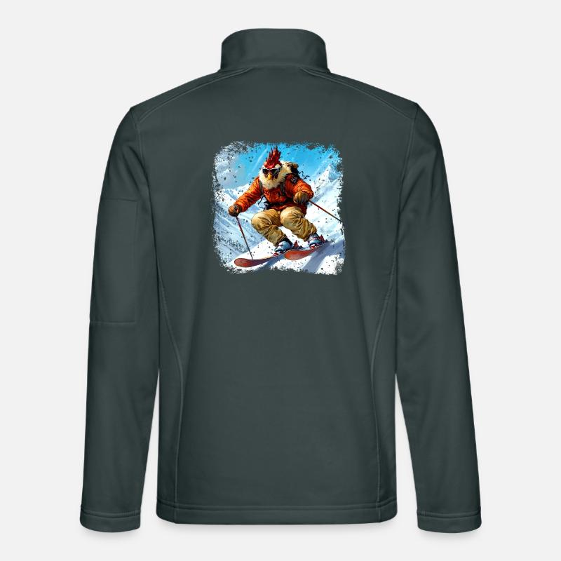 Ski Hühner Unisex Softshelljacke