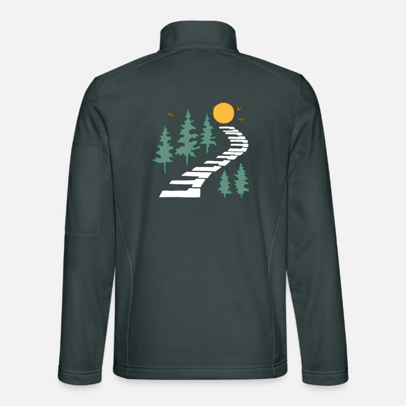 The musical path Unisex Softshell Jacket